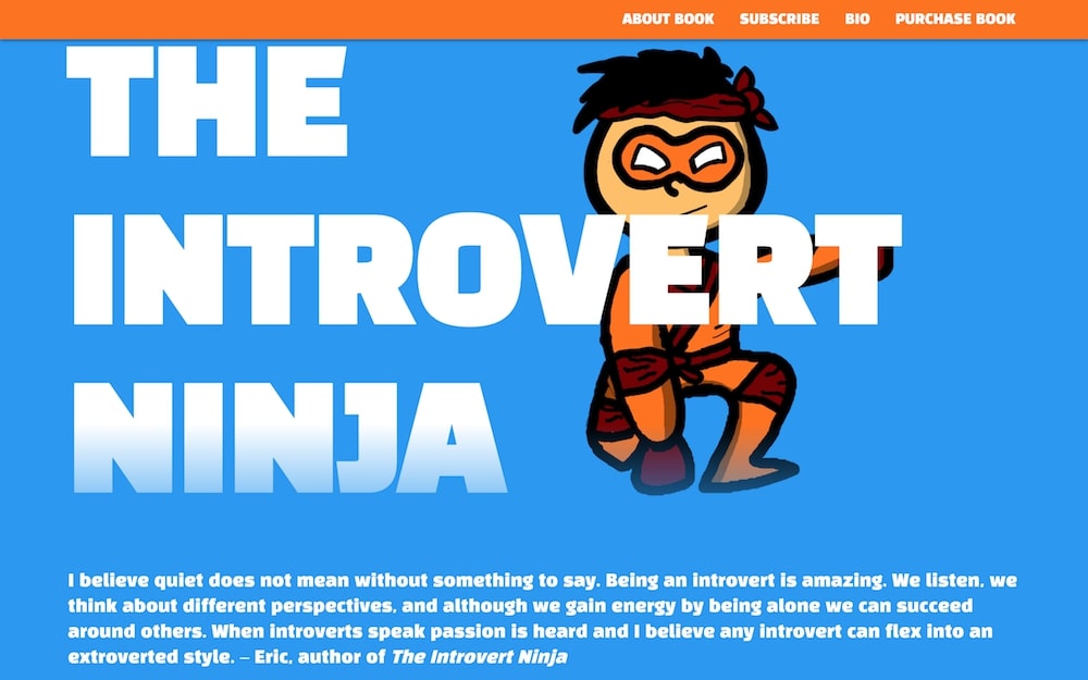 The Introvert Ninja | PGT Web Design | Modern Business Websites